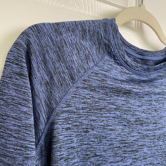 Cuddl Duds Climate Right Blue Black Long Sleeve Crew SMALL Womens Underlayer - Picture 5 of 11